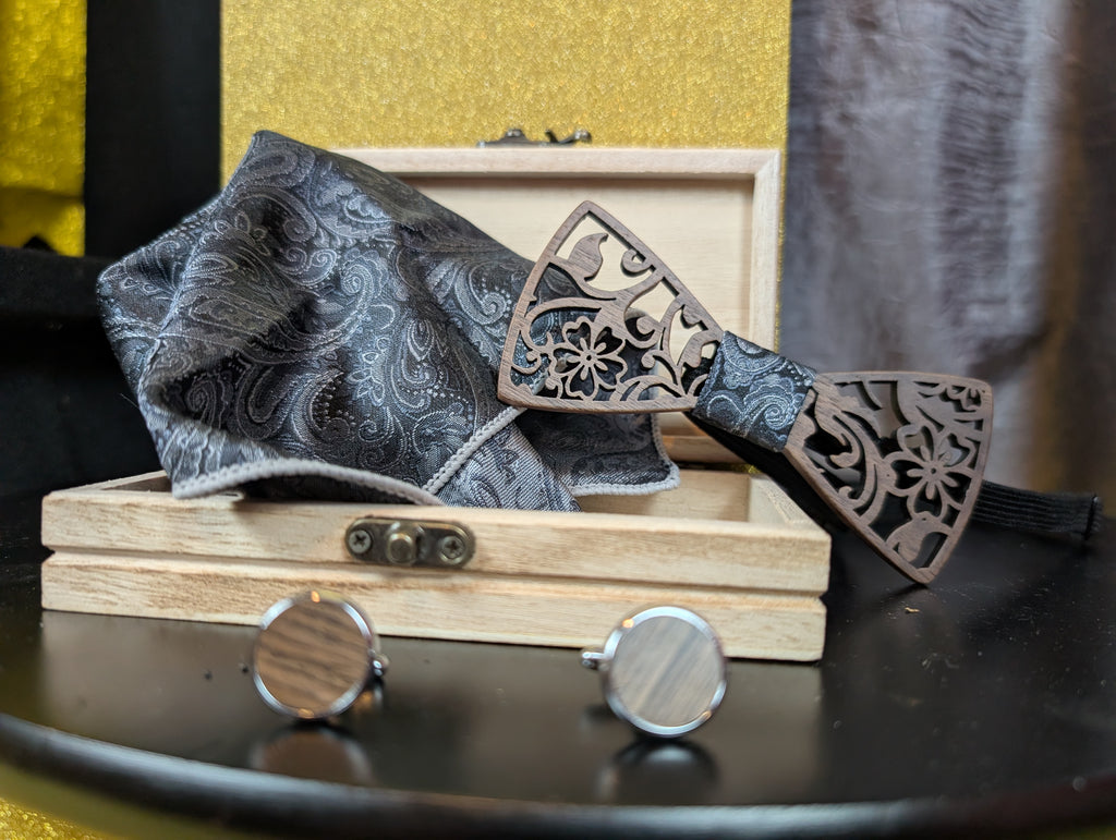 CONJUNTO PAISLEY MADERA